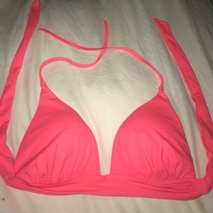 victoria’s secret push up halter swim top